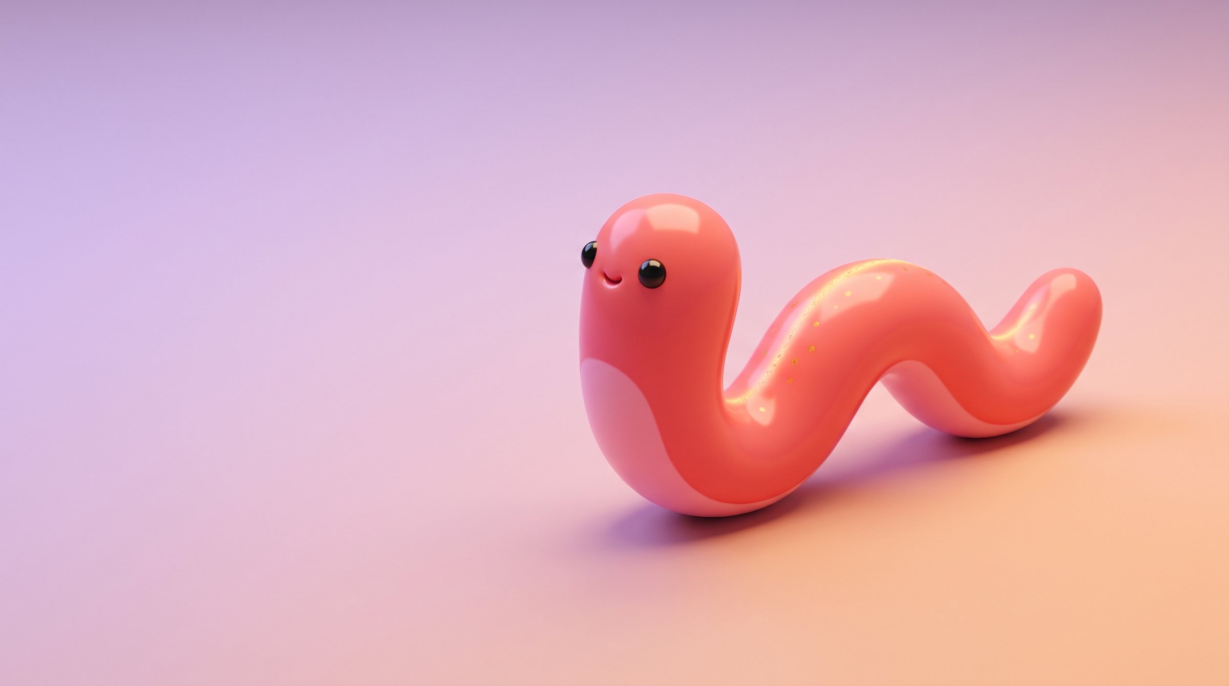 Ellie, a cute coral worm